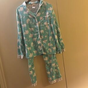 munki munki Polar Bear Pajama Set  XL